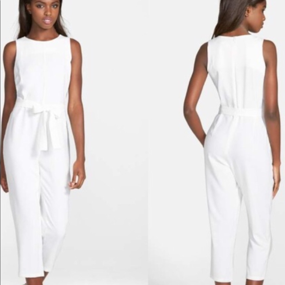 Nordstrom- glamorous white jumpsuit